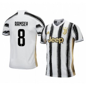 Fußballtrikots Juventus Turin Aaron Ramsey 8 2020-2021 Kurzarm Heimtrikotsatz kaufen